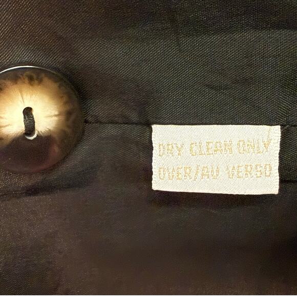 Dana Buchman Women's Black Blazer 6P One Button Lined Blazer - Picture 8 of 8